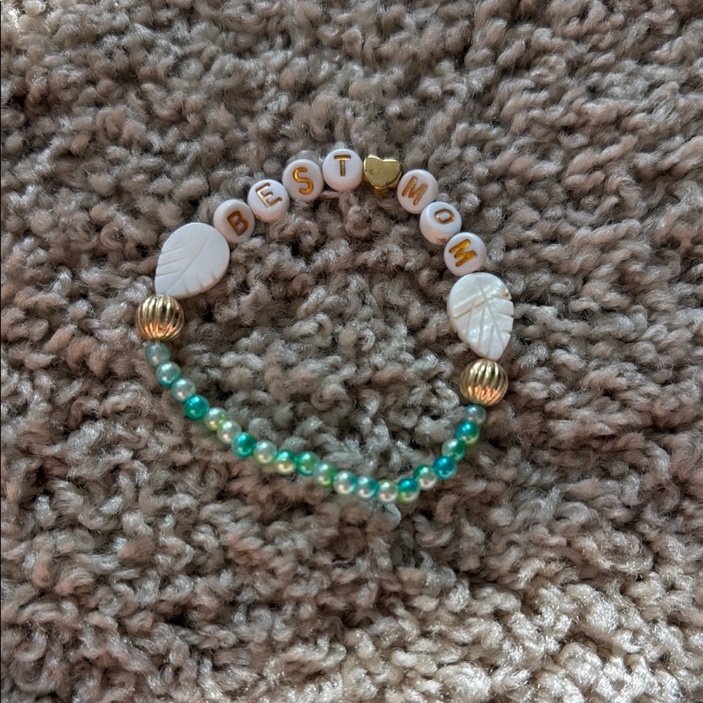 Gold and White Tennis Bracelet with Dazzling Stones